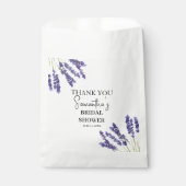 Lavendel Blume Lila Aquarellfarben-Brautparty Geschenktütchen (Vorderseite)