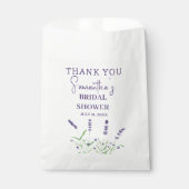 Lavendel Blume Lila Aquarellfarben-Brautparty Geschenktütchen (Vorderseite)