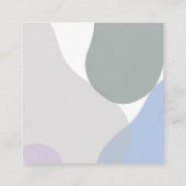 Lavendel Blume Lila Blumenzeitsdetails Begleitkarte (Rückseite)