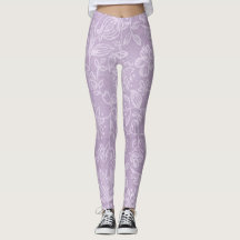 Lavendel Blume Lila Leggings