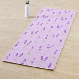 Lavendel Blume lila Yoga Mat Yogamatte