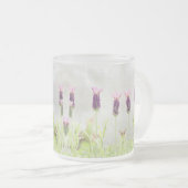 Lavendel-Blume Mattglastasse (VorderseiteRechts)