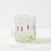 Lavendel-Blume Mattglastasse (Vorderseite Links)