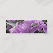 Lavendel-Blume Mini Visitenkarte (Rückseite)