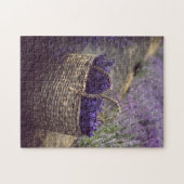 Lavendel Blume mit vollem Beutel von Blume Puzzle (Horizontal)