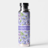 Lavendel-Blume Motivierend Personalisierung von Wö Trinkflasche (Links)