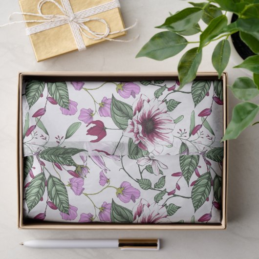 Lavendel-Blume nahtlos Seidenpapier (Geschenk)