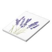 Lavendel-Blume Notizblock (Rotiert)