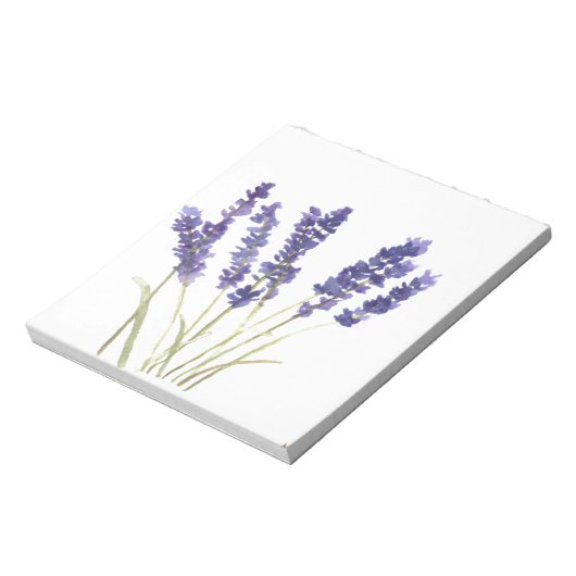 Lavendel-Blume Notizblock (Rotiert)
