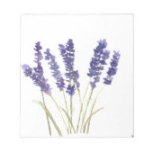 Lavendel-Blume Notizblock (Vorderseite)