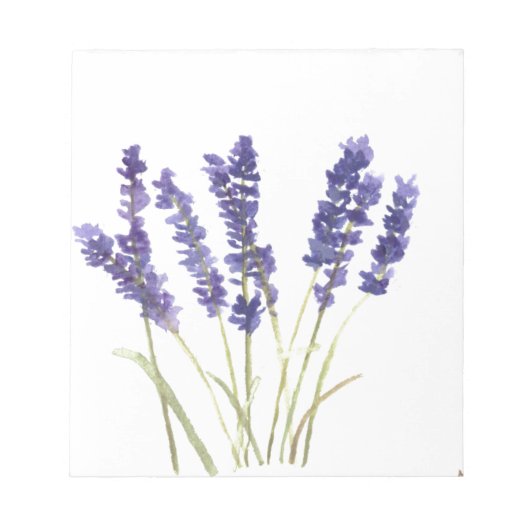 Lavendel-Blume Notizblock (Vorderseite)