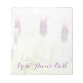 Lavendel-Blume Notizblock (Vorderseite)