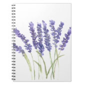 Lavendel-Blume Notizblock (Vorderseite)