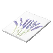 Lavendel-Blume Notizblock (Rotiert)
