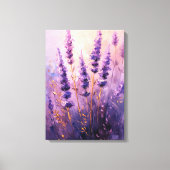 Lavendel Blume Ölgemälde Leinwanddruck (Vorderseite)
