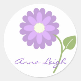 Lavendel Blume Personalisiert Stickers