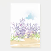 Lavendel-Blume Post-it Klebezettel (Vorderseite)