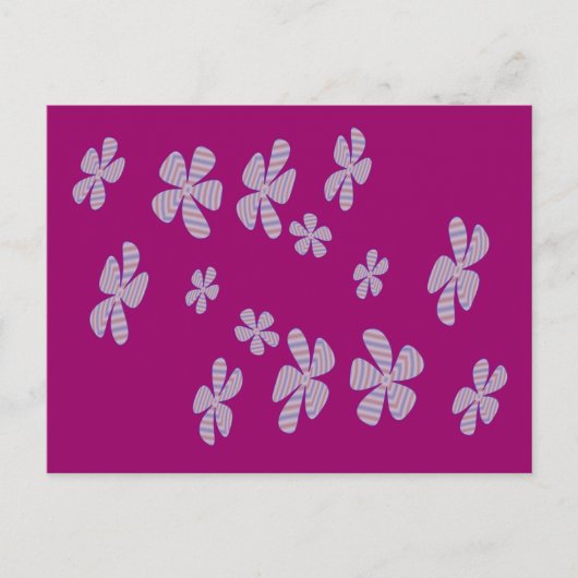 Lavendel-Blume Postkarte (Vorderseite)