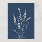 Lavendel-Blume Postkarte (Vorderseite)