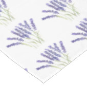 Lavendel Blume rustikale Kräuterchische lila Blüte Tischdecke (Schrägansicht)