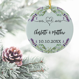 Lavendel Blume Salbei grün mehr rm frisch geerntet Keramik Ornament