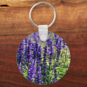 Lavendel-Blume Schlüsselanhänger (Vorderseite)