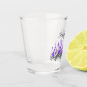 Lavendel-Blume Schnapsglas (Links)