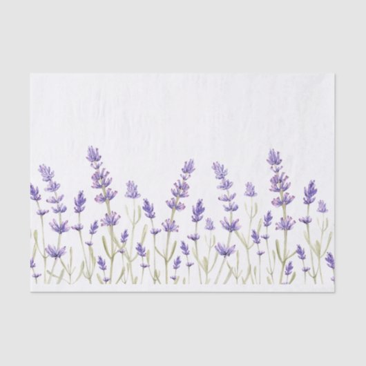 Lavendel-Blume Seidenpapier (Vorderseite)
