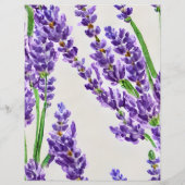 Lavendel Blume Seifenwrap (Rückseite)