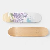 Lavendel-Blume Skateboard (Horizontal)