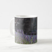 Lavendel-Blume und Alte Holzschuhe Kaffeetasse (Vorderseite Links)