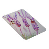 Lavendel Blume und Bienenwasserkunst Magnet (Rechte Seite)