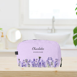 Lavendel Blume violette Brautjungfrau Waschbeutel