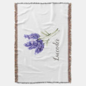 Lavendel-Blume Wasserfarbe Decke (Vorderseite Vertikal)