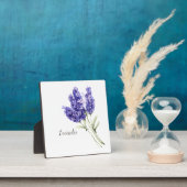 Lavendel-Blume Wasserfarbe Fotoplatte (InSitu)