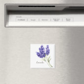 Lavendel-Blume Wasserfarbe Magnet (In Situ (Geschirrspüler))