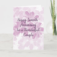 Lavendel-Blume zum 7. Jahrestag der Hochzeit