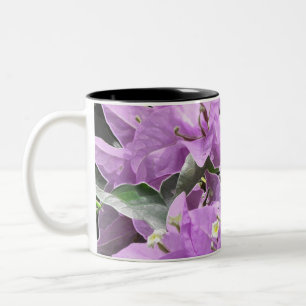 Lavendel-Blume Zweifarbige Tasse