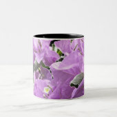 Lavendel-Blume Zweifarbige Tasse (Mittel)