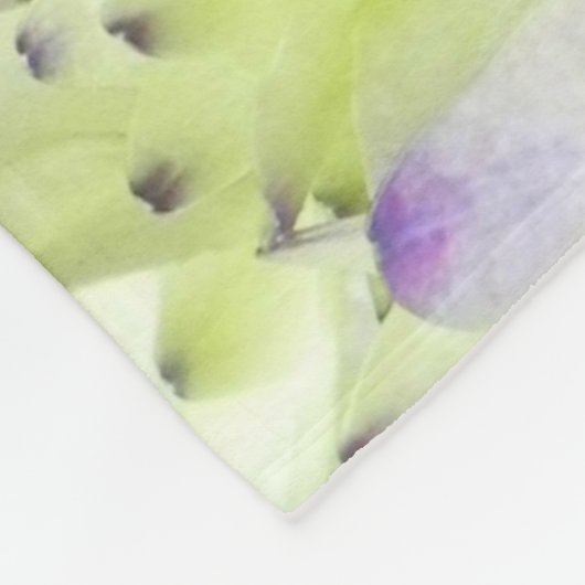 Lavendel-Blumemandala-Fleece-Decke Fleecedecke (Ecke)