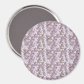 Lavendel-Blumen-Aquarell-Magnet Magnet (Vorderseite/Rückseite)