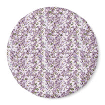 Lavendel-Blumen-Aquarell-Magnet