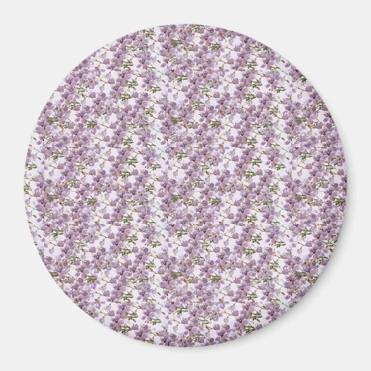 Lavendel-Blumen-Aquarell-Magnet Magnet (Vorne)