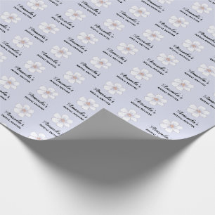 Lavendel-Blumen-Brautjungfernparty  Geschenkpapier