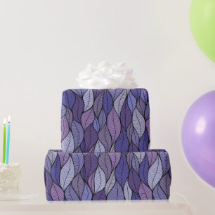 Lavendel-Blumen-Geschenkpapier Geschenkpapier