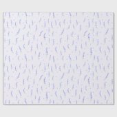 Lavendel-Blumen-Geschenkpapier Geschenkpapier (Flach)
