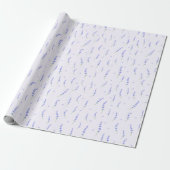 Lavendel-Blumen-Geschenkpapier Geschenkpapier (Ungerollt)