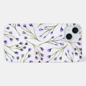 Lavendel-Blumen-iPhone-Hülle iPhone Hülle (Rückseite (Horizontal))