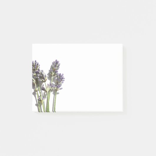 Lavendel-Blumen Posten-it® Anmerkungen Post-it Klebezettel (Vorderseite)