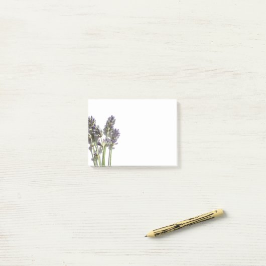 Lavendel-Blumen Posten-it® Anmerkungen Post-it Klebezettel (Auf Schreibtisch)